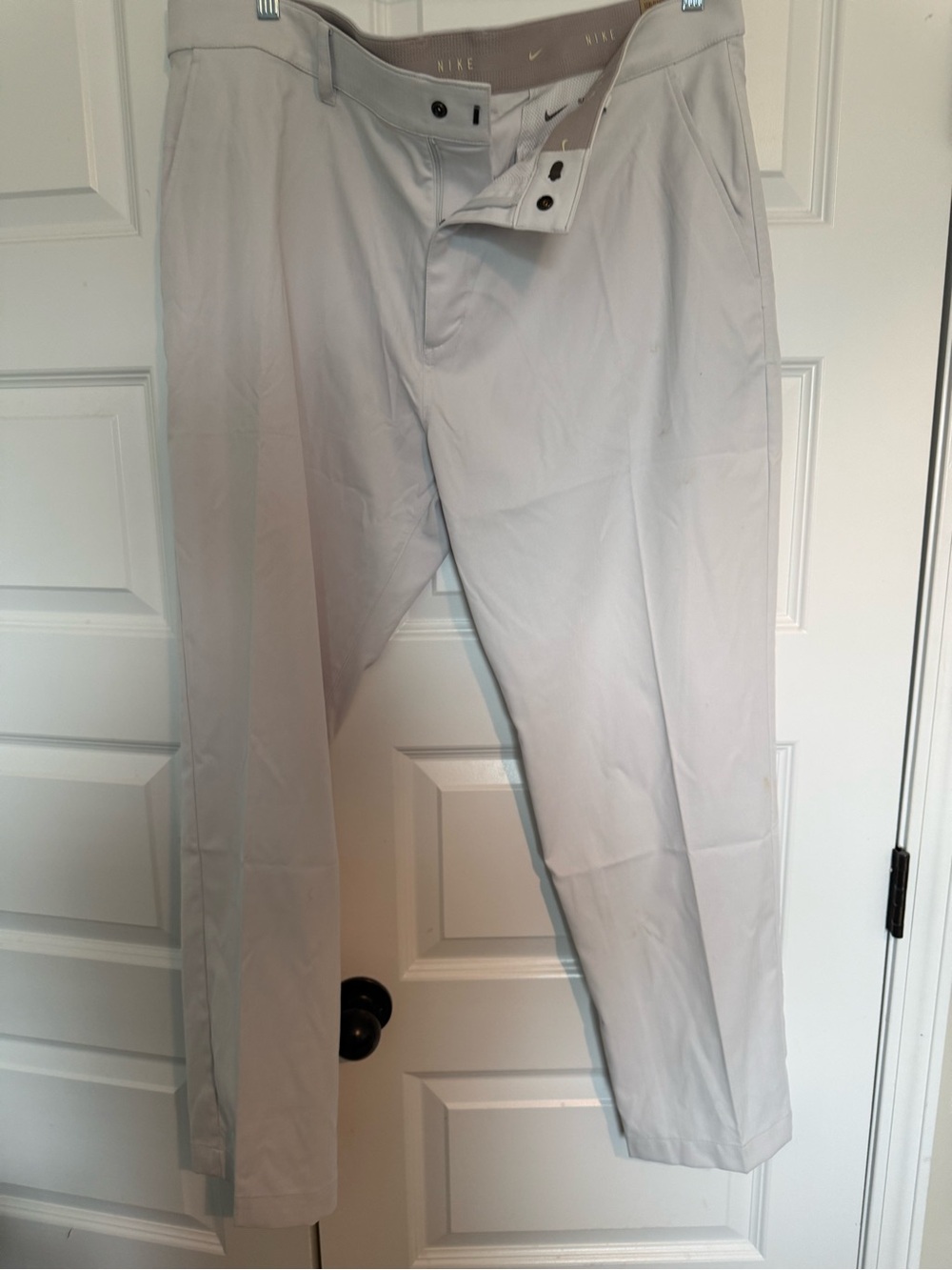 Nike Men’s Golfers Light Gray Dress Pants - Pale Gray